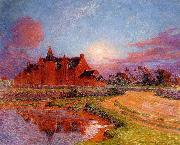 unknow artist, Moonlight over Kervaudu